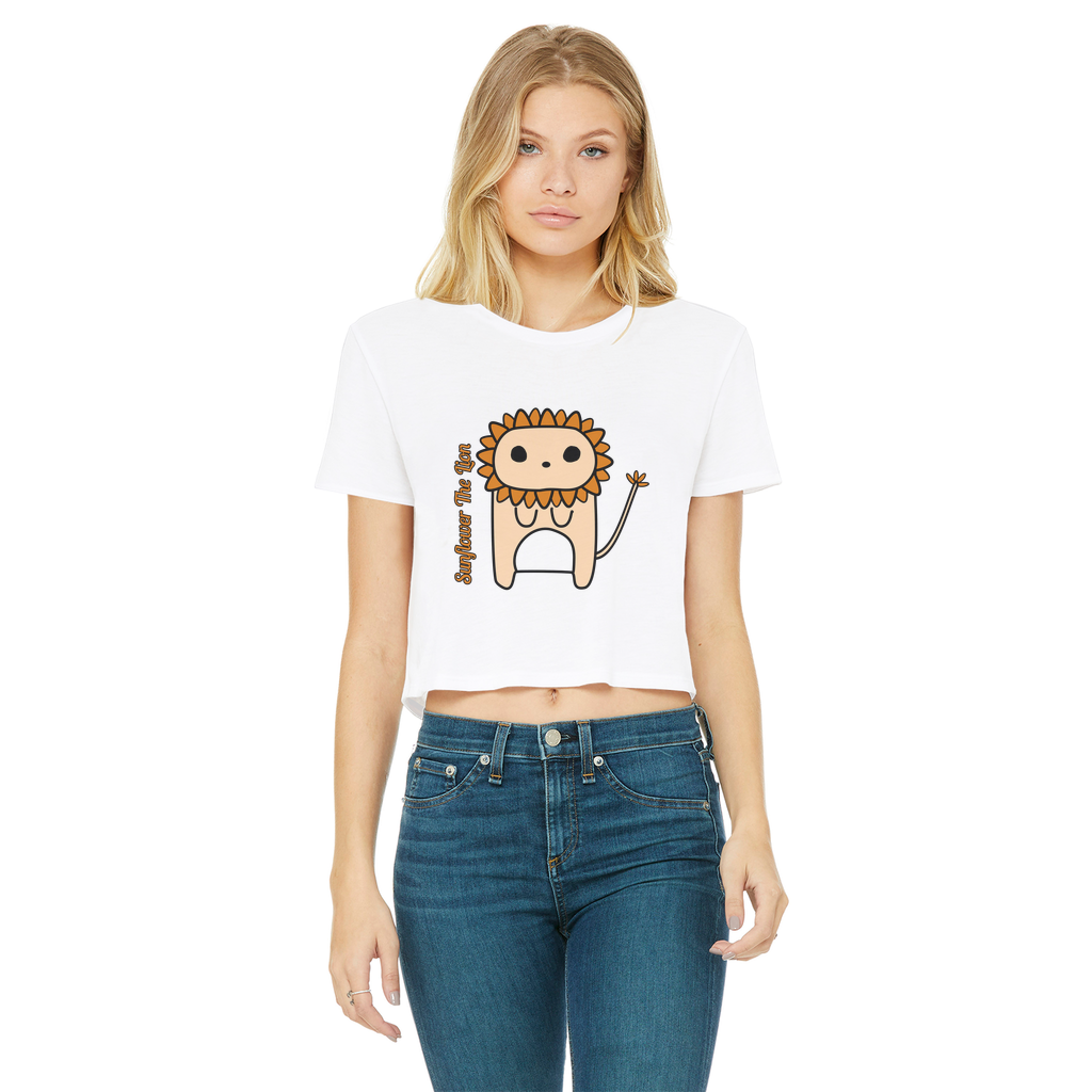 Sunflower the Lion - Women's Cropped Top