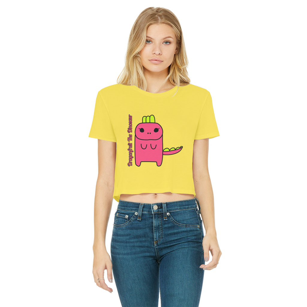 Dragonfruit The Dinosaur - Women's Cropped Top