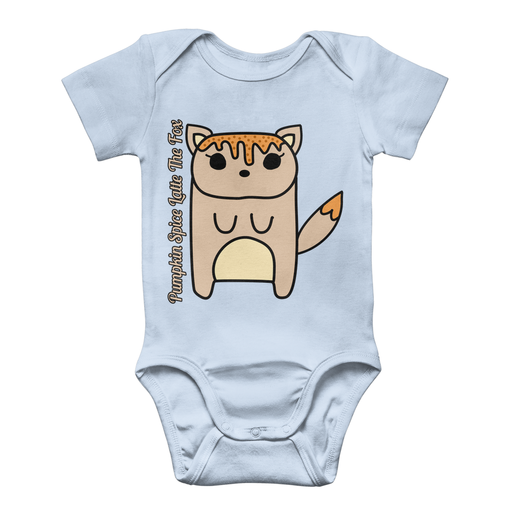 Pumpkin Spice Latte The Fox - Classic Baby Bodysuit