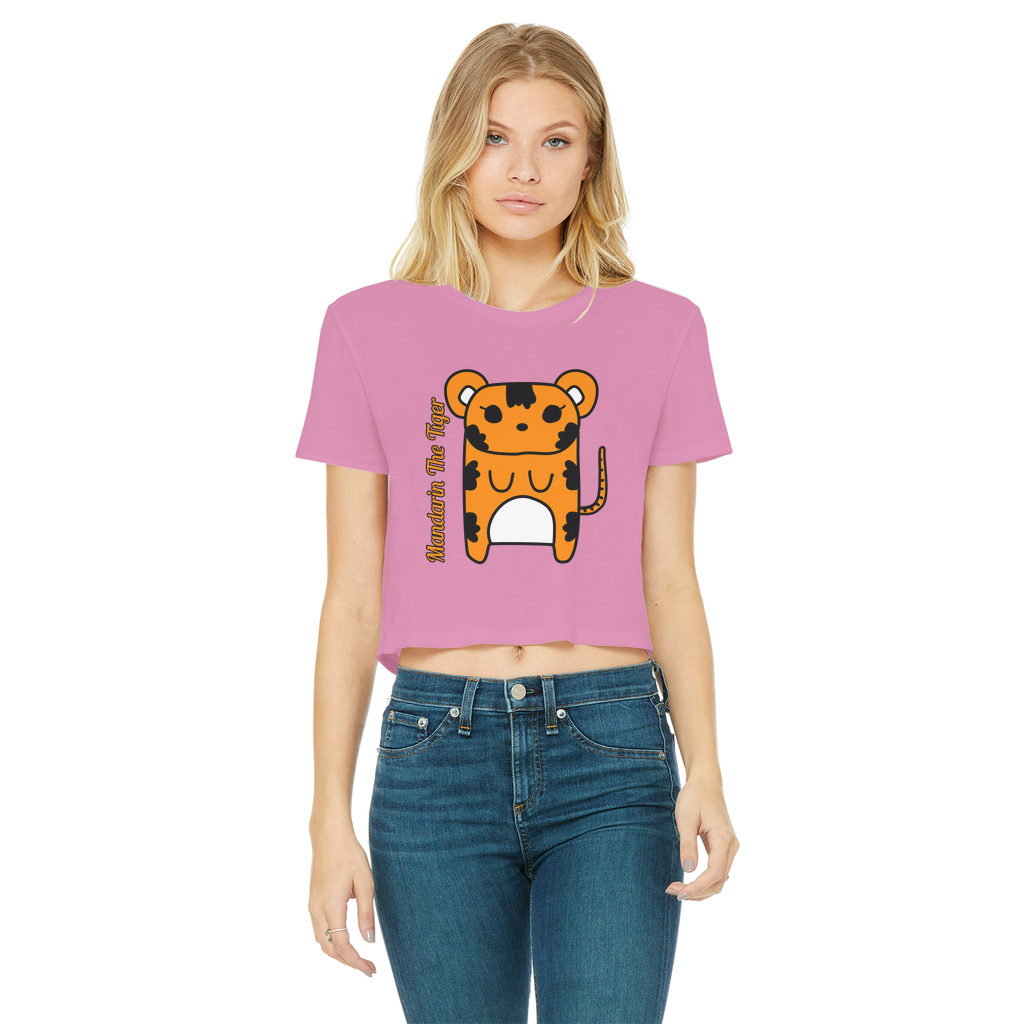 Mandarin The Tiger - Women's Cropped Top