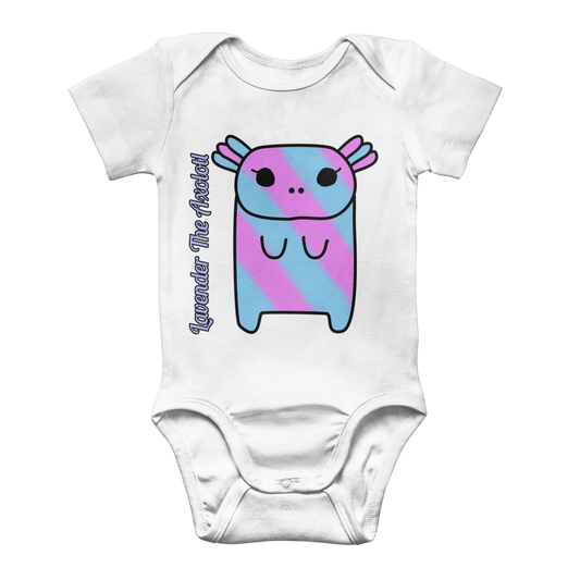 Lavender The Axolotl - Classic Baby Bodysuit