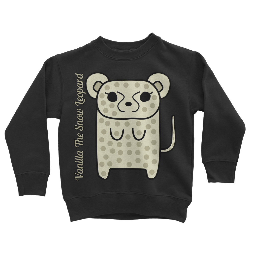 Vanilla The Snow Leopard - Classic Kids Sweatshirt