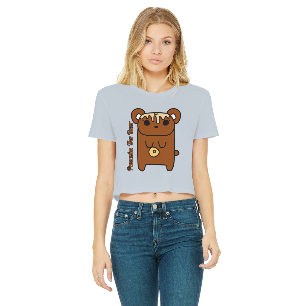 Pancake The Bear - Women's Cropped Top