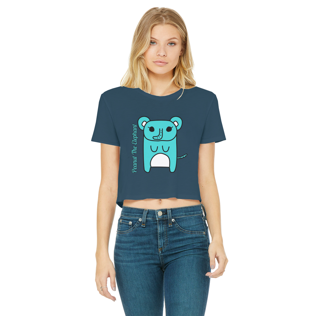 Peanut The Elephant - Women's Cropped Top