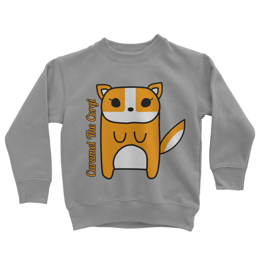 Caramel The Corgi - Classic Kids Sweatshirt