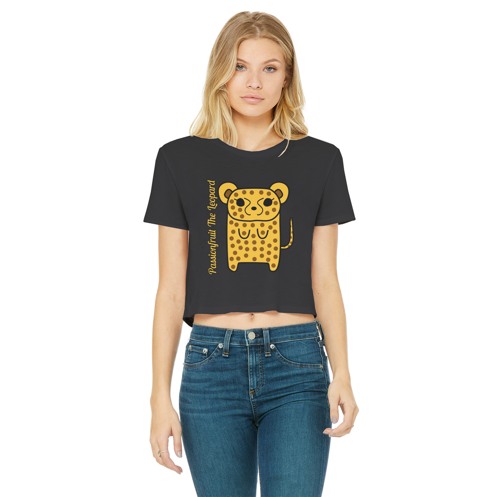 Passionfruit The Leopard - Women's Cropped Top