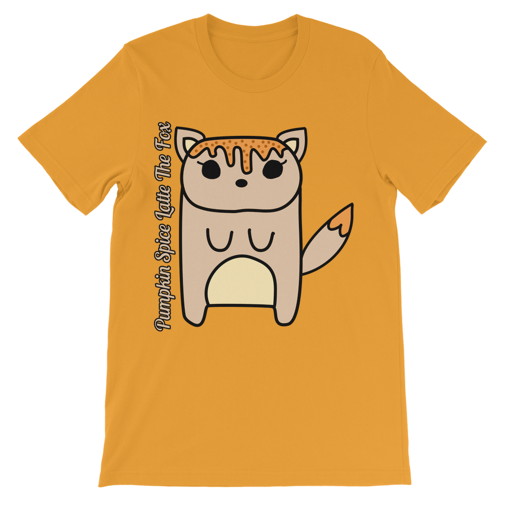 Pumpkin Spice Latte The Fox - Premium Kids T-Shirt