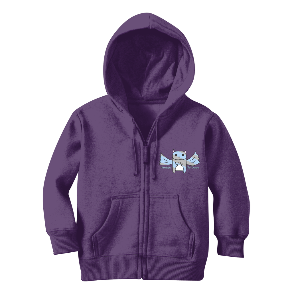 Moonlight The Dragon - Classic Kids Zip Hoodie