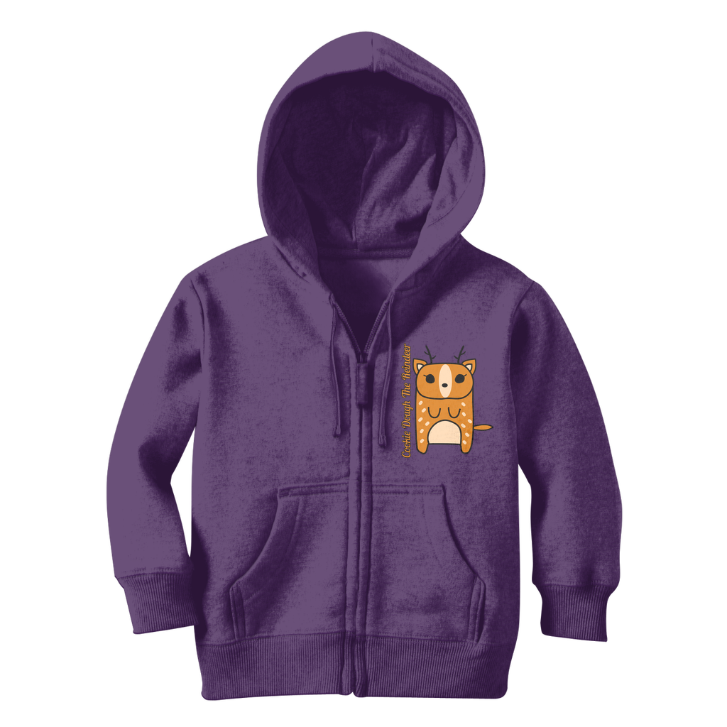 Cookie Dough The Reindeer - Classic Kids Zip Hoodie