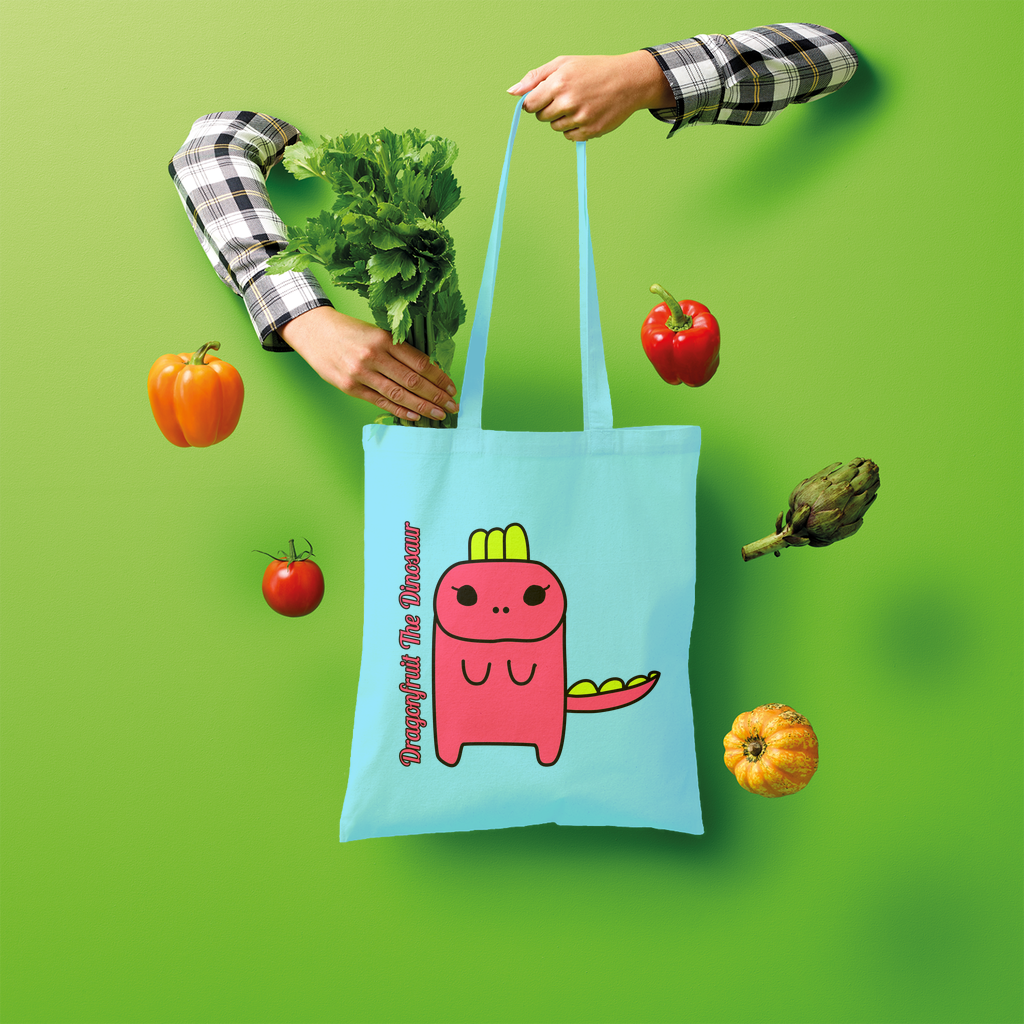 Dragonfruit The Dinosaur - Shopper Tote Bag