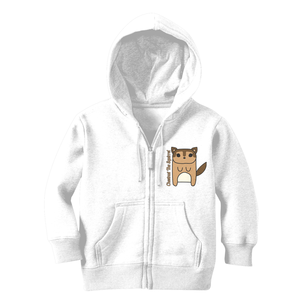 Chestnut The Squirrel - Classic Kids Zip Hoodie