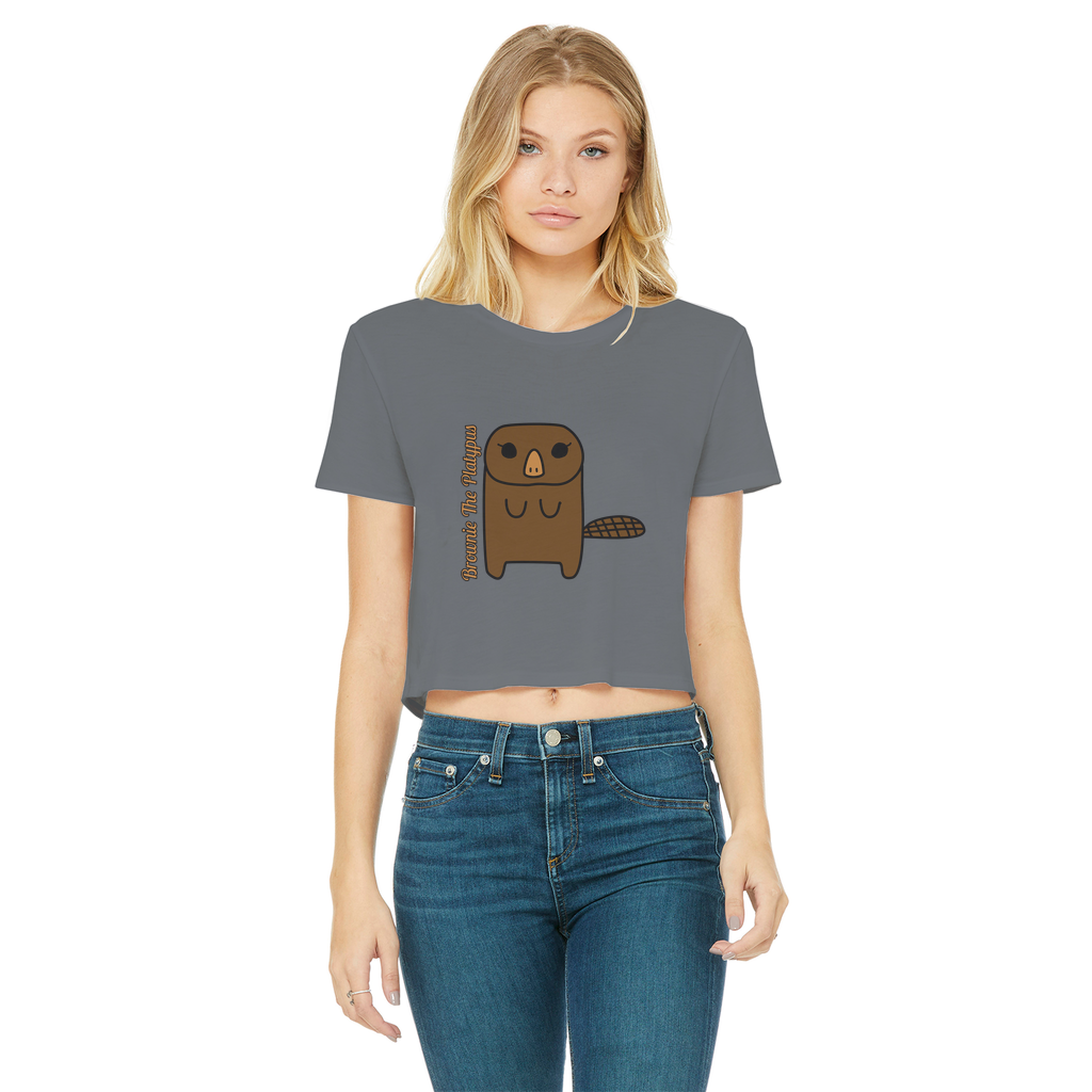 Brownie The Platypus - Women's Cropped Top