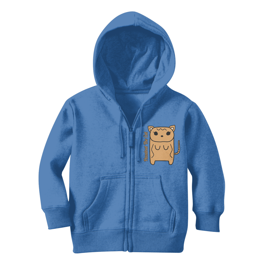 Hazelnut The Cat - Classic Kids Zip Hoodie