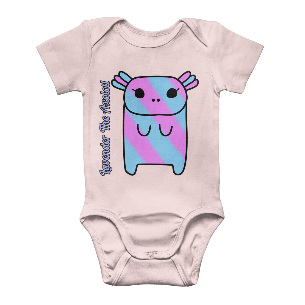 Lavender The Axolotl - Classic Baby Bodysuit