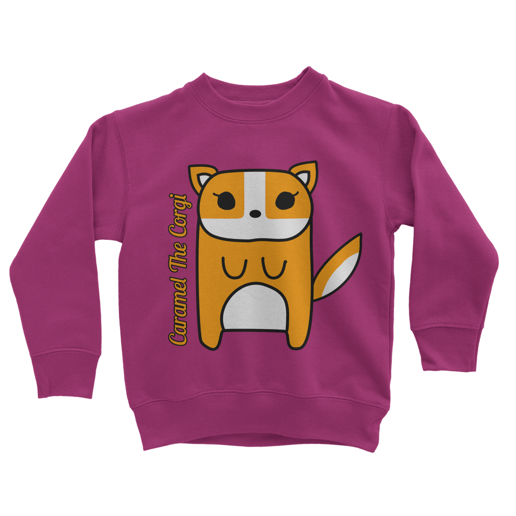 Caramel The Corgi - Classic Kids Sweatshirt