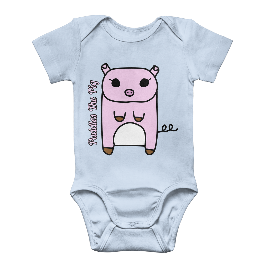 Puddles The Pig - Classic Baby Bodysuit