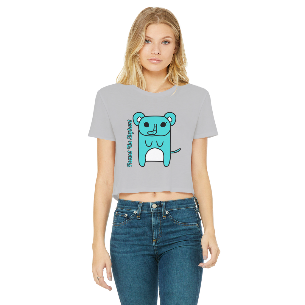 Peanut The Elephant - Women's Cropped Top