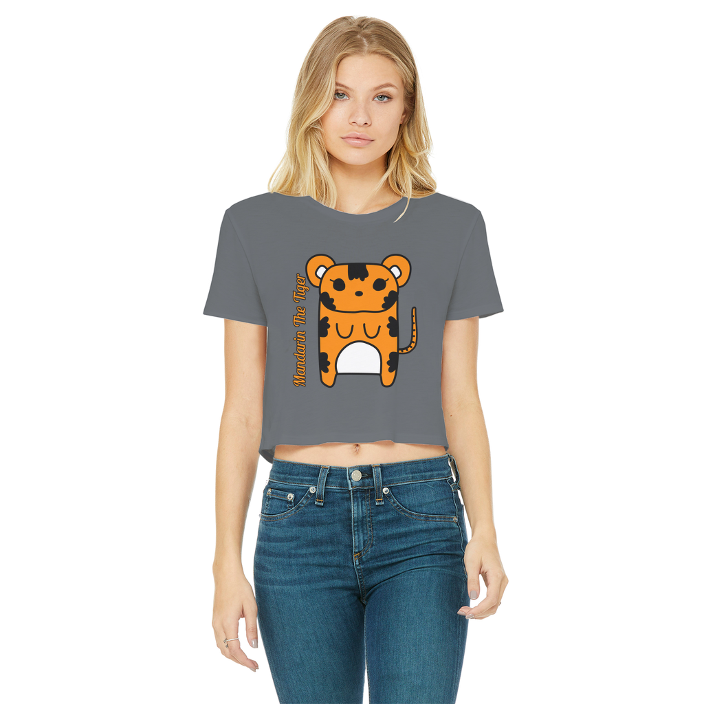 Mandarin The Tiger - Women's Cropped Top