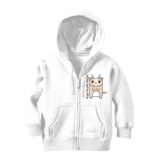 Frappé The Artic Reindeer - Classic Kids Zip Hoodie