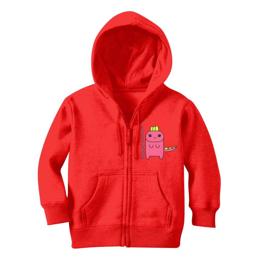 Dragonfruit The Dinosaur - Classic Kids Zip Hoodie