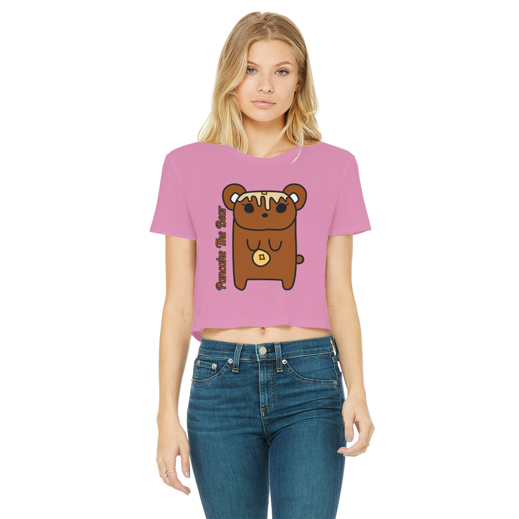 Pancake The Bear - Women's Cropped Top