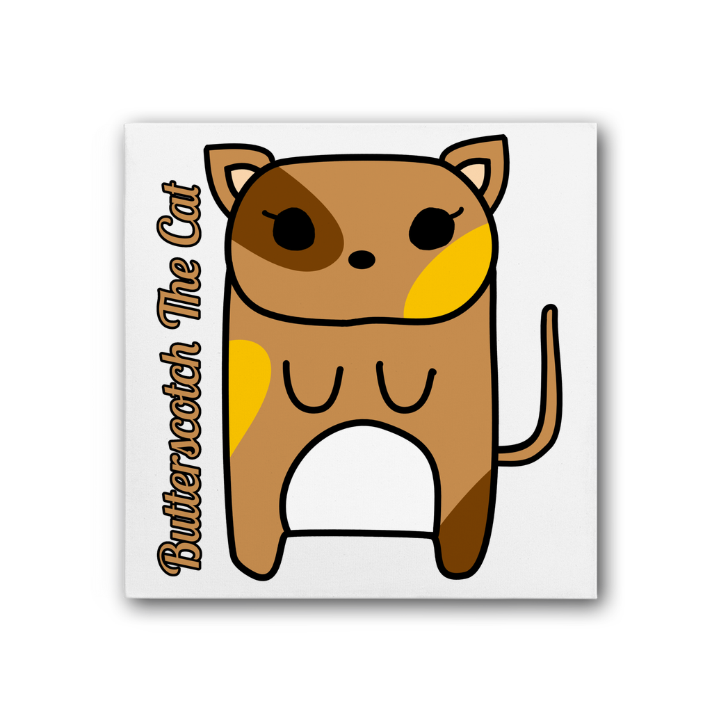 Butterscotch The Cat - Premium Stretched Canvas