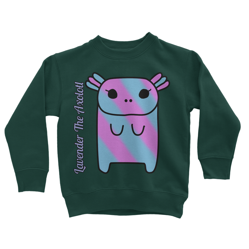 Lavender The Axolotl - Classic Kids Sweatshirt