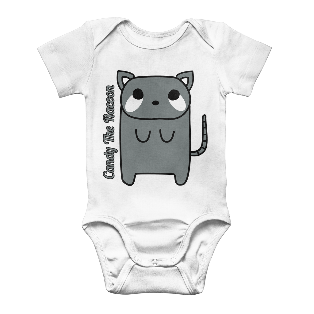 Candy The Racoon - Classic Baby Bodysuit