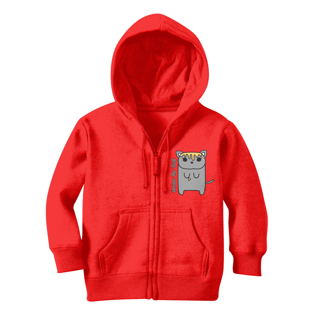 Doritoe The Wolf - Classic Kids Zip Hoodie