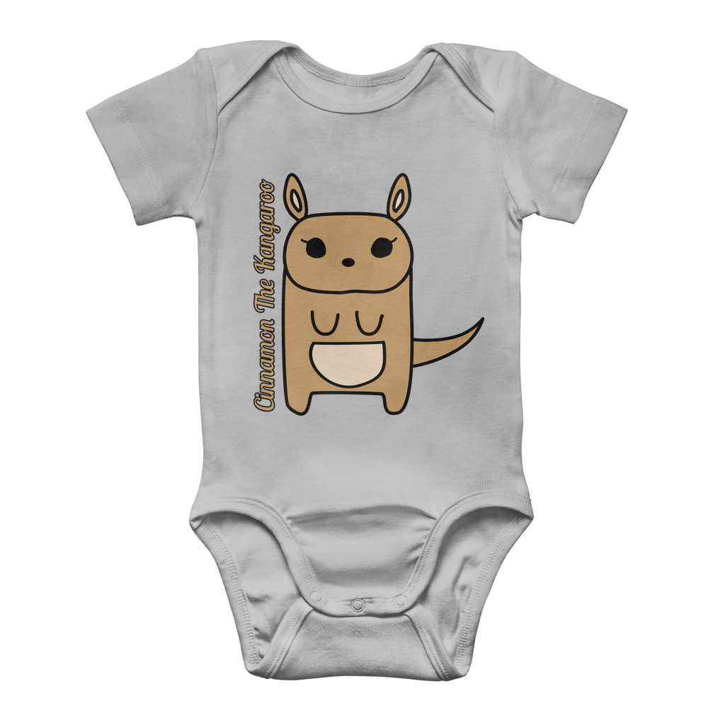 Cinnamon The Kangaroo - Classic Baby Bodysuit