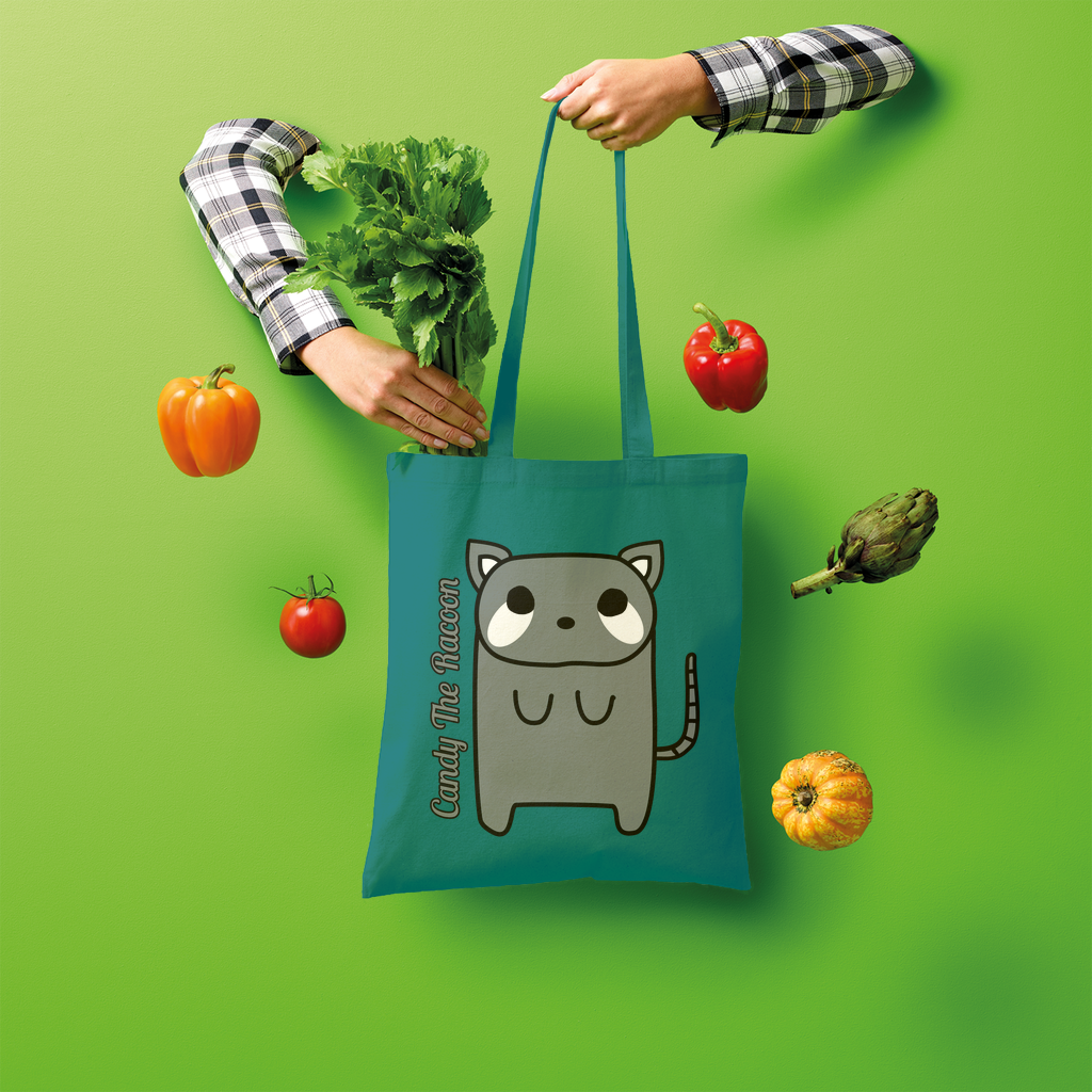 Candy The Racoon - Shopper Tote Bag