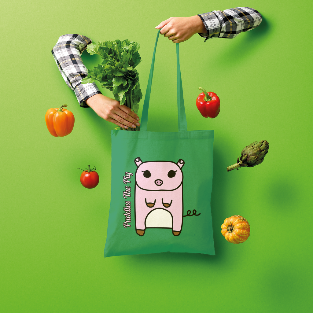 Puddles The Pig - Shopper Tote Bag