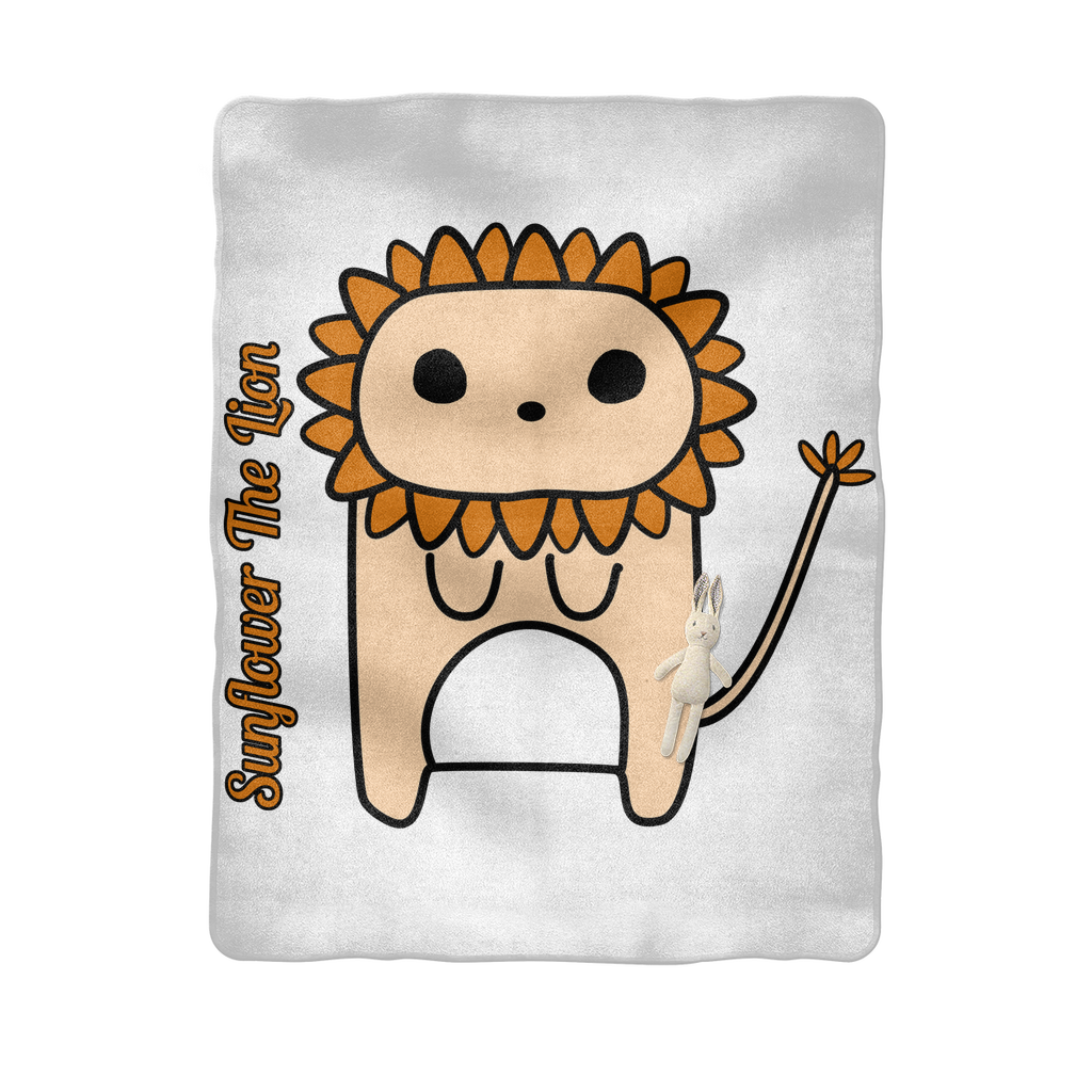 Sunflower the Lion - Baby Blanket