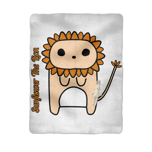 Sunflower the Lion - Baby Blanket