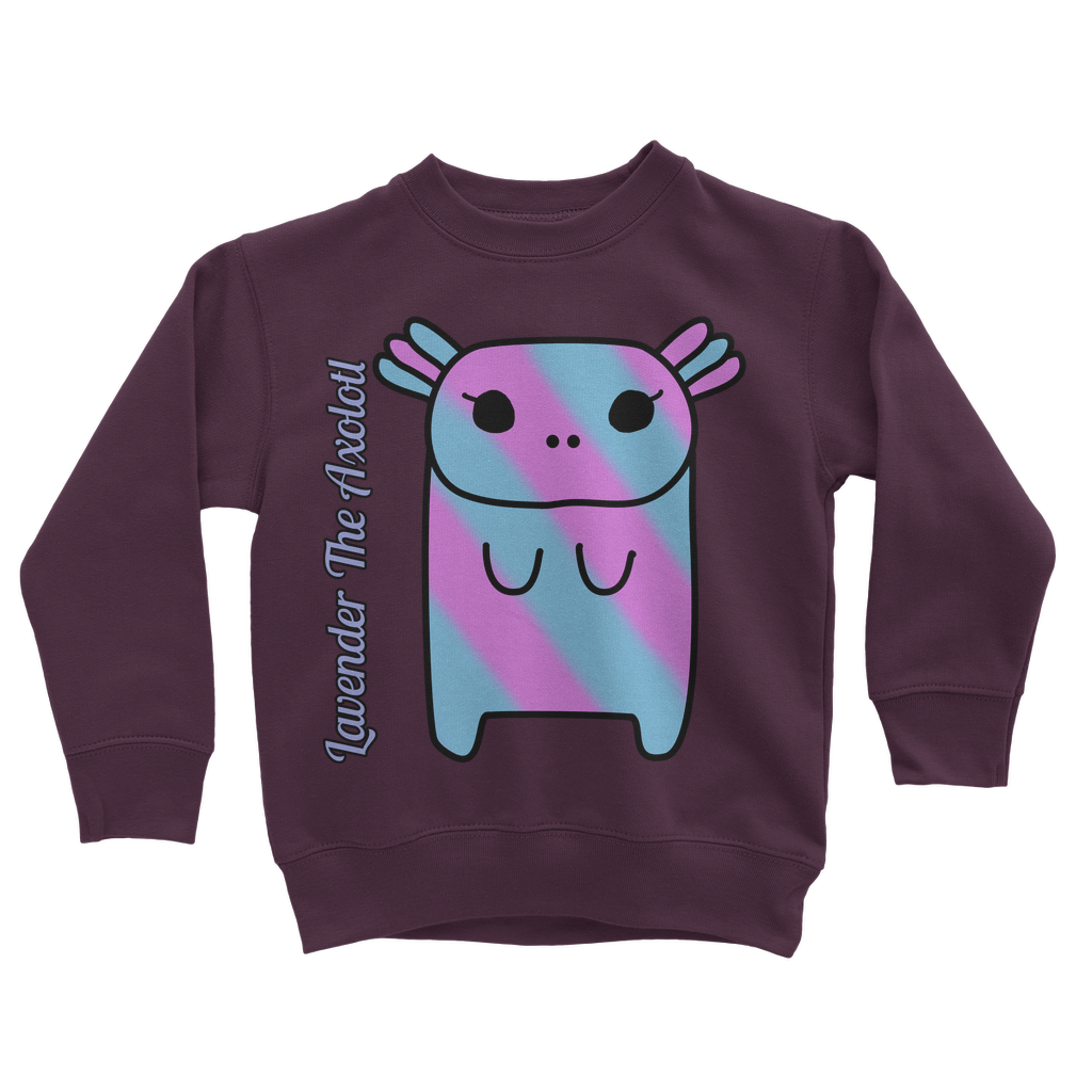 Lavender The Axolotl - Classic Kids Sweatshirt