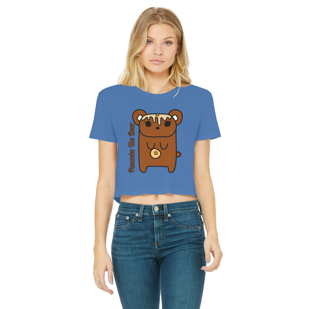 Pancake The Bear - Women's Cropped Top