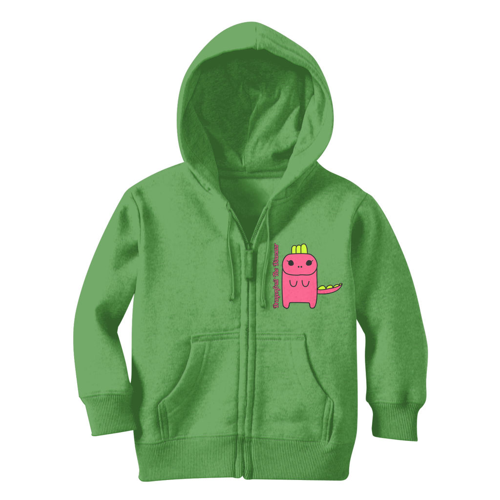 Dragonfruit The Dinosaur - Classic Kids Zip Hoodie