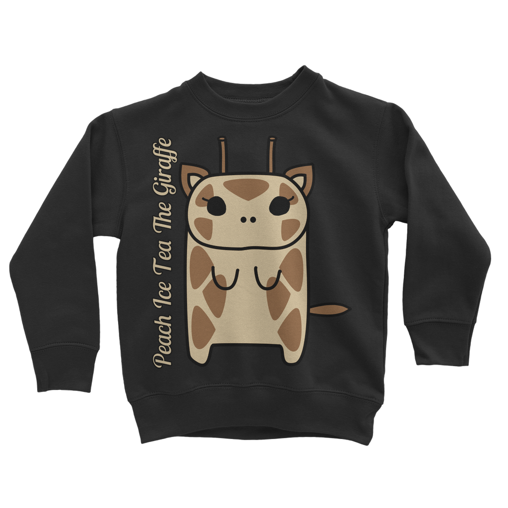 Peach Ice Tea The Giraffe - Classic Kids Sweatshirt