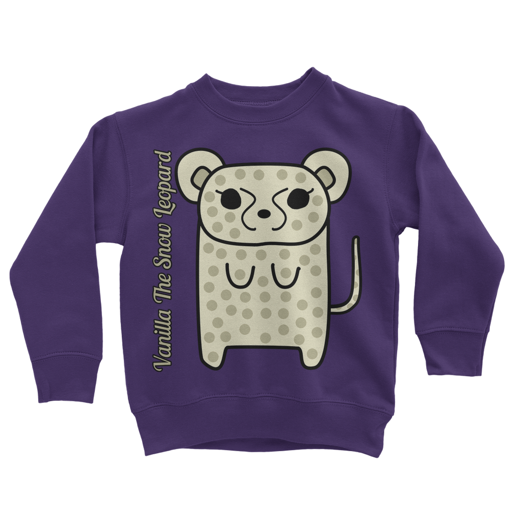 Vanilla The Snow Leopard - Classic Kids Sweatshirt