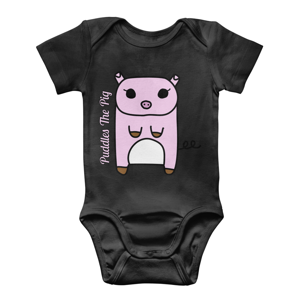 Puddles The Pig - Classic Baby Bodysuit