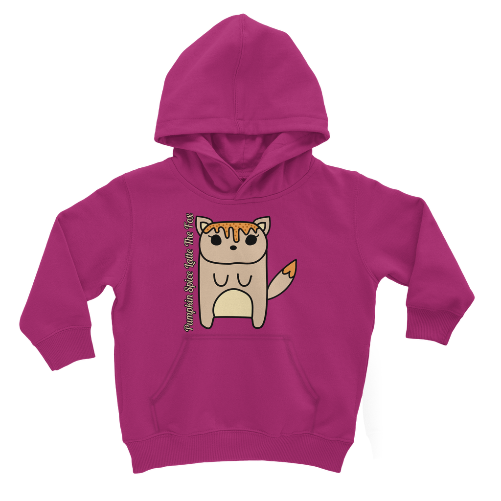 Pumpkin Spice Latte The Fox - Classic Kids Hoodie