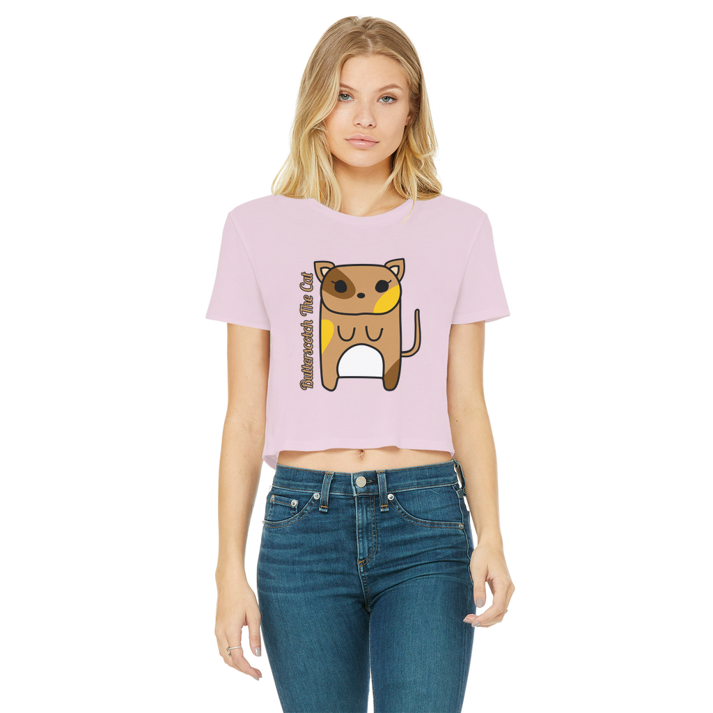 Butterscotch The Cat - Women's Cropped Top