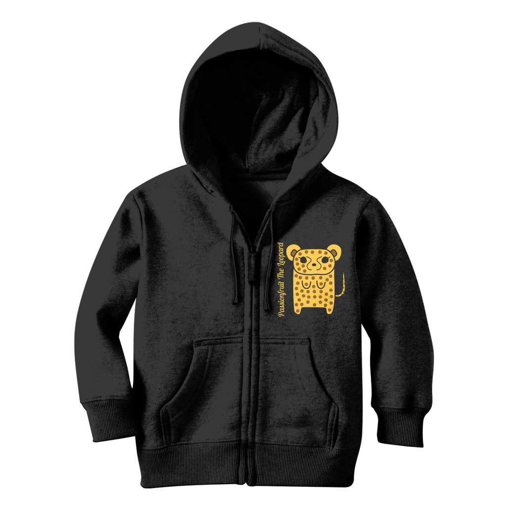 Passionfruit The Leopard - Classic Kids Zip Hoodie