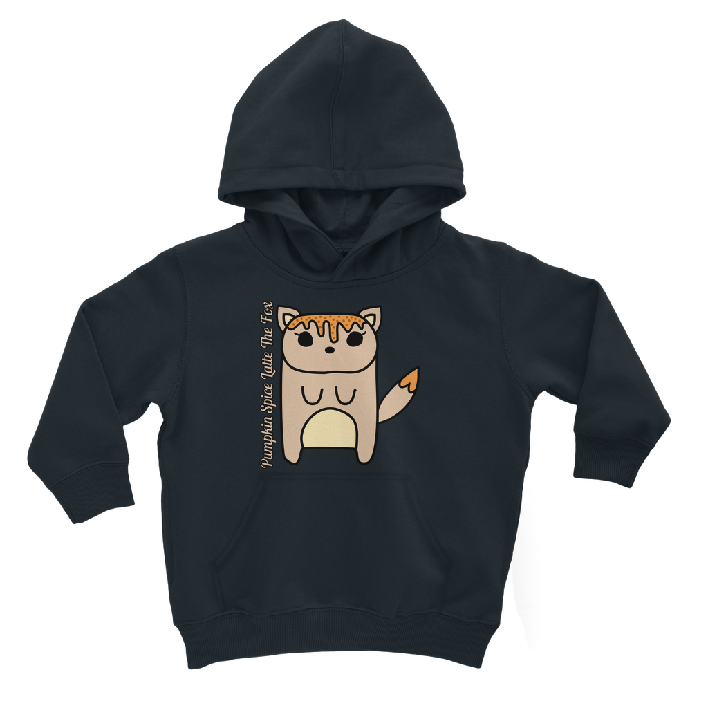 Pumpkin Spice Latte The Fox - Classic Kids Hoodie