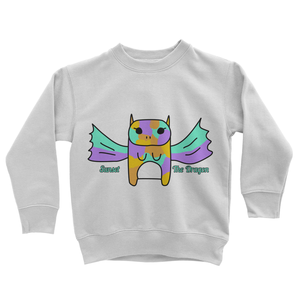 Sunset The Dragon - Classic Kids Sweatshirt