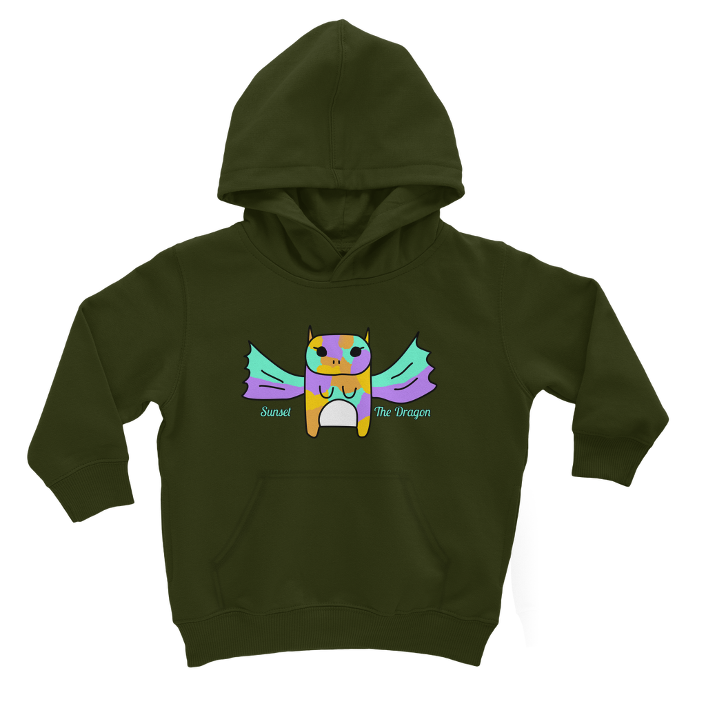 Sunset The Dragon - Classic Kids Hoodie