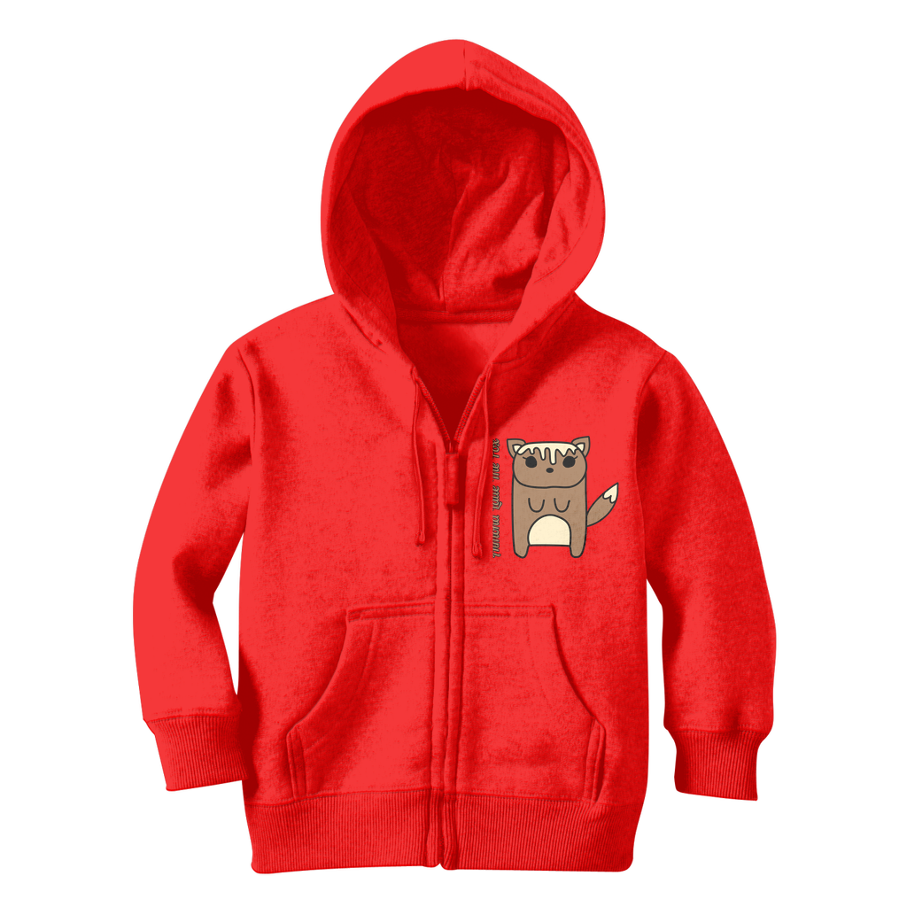 Almond Latte Classic Kids Zip Hoodie