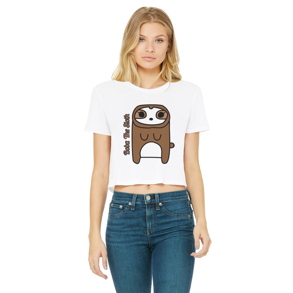 Boba The Sloth - Women's Cropped Top