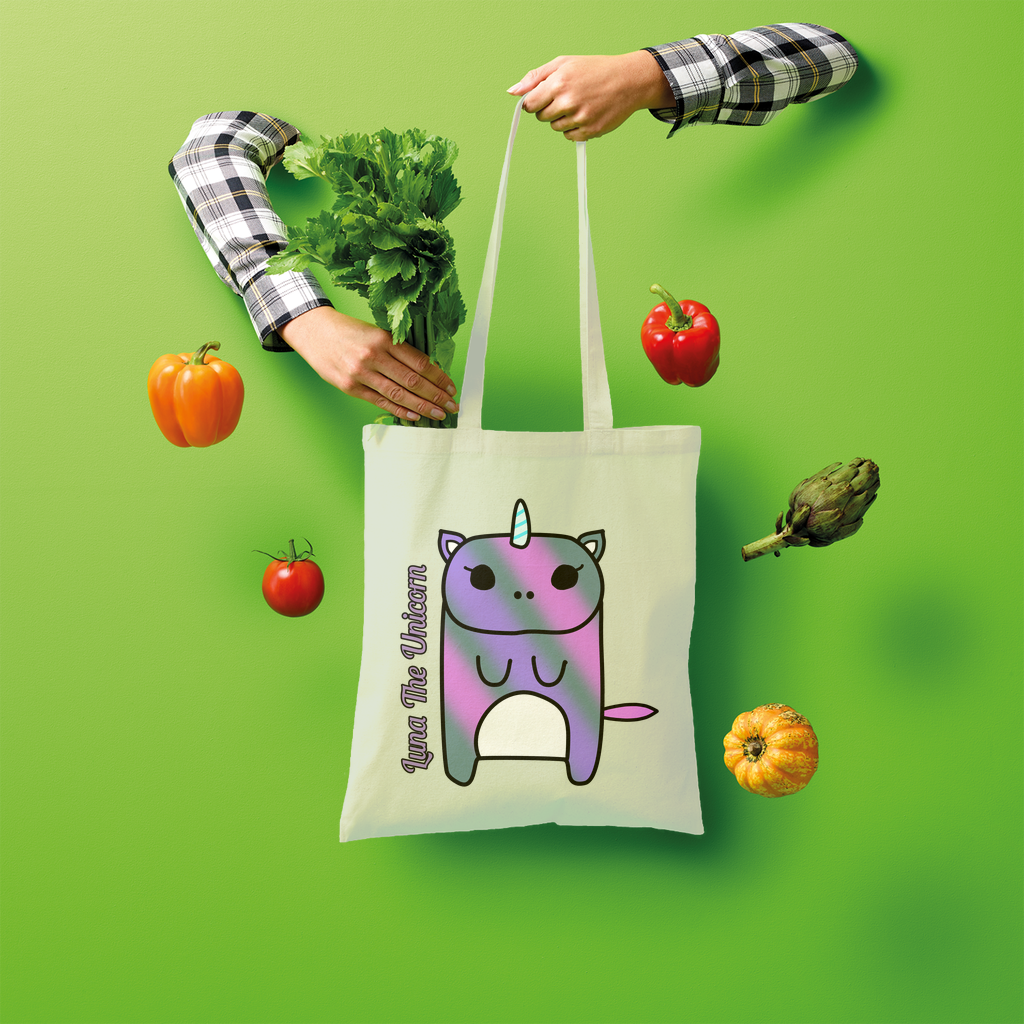 Luna The Unicorn - Shopper Tote Bag