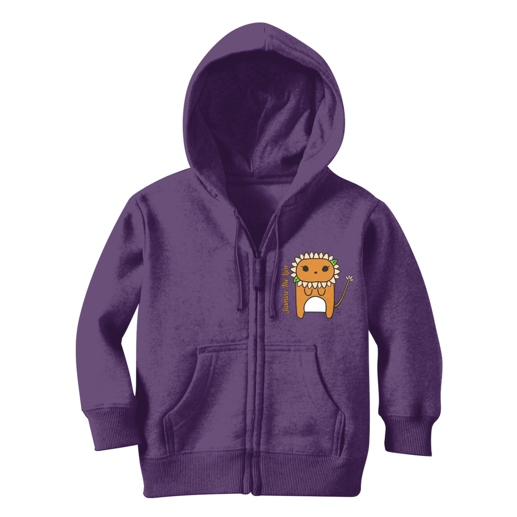 Jasmine The Lion - Classic Kids Zip Hoodie